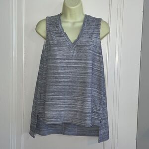 Nike gray & white tank top